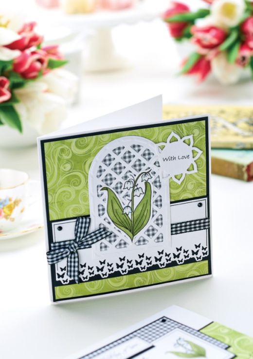 Pretty Lilly Card Motif