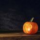 Carved Heart Pumpkins