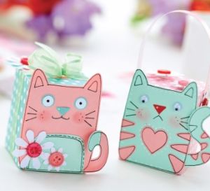 Cat Motifs & Gift Box Templates