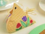 Chicken egg cosy and gift tag