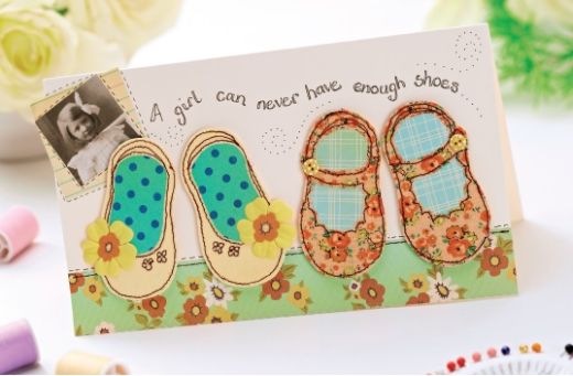 Children’s Shoe Applique Motif