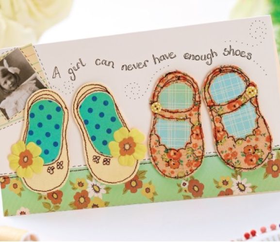 Children’s Shoe Applique Motif