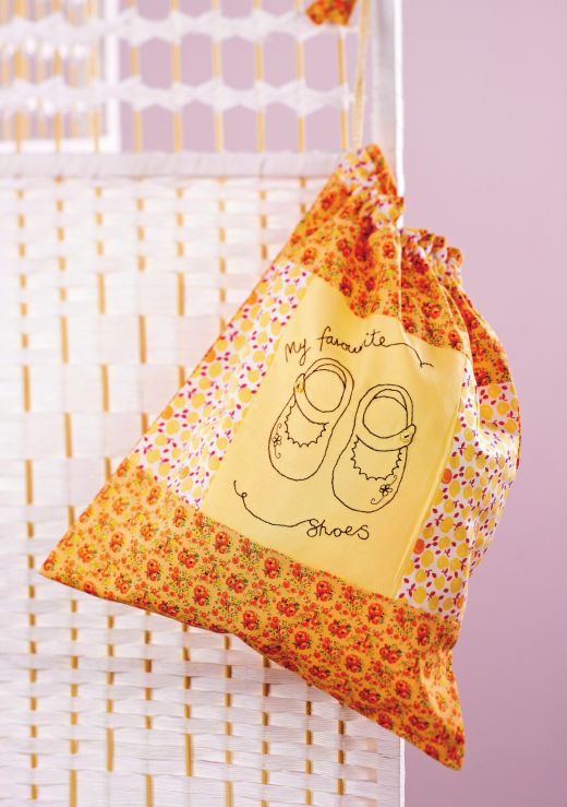 Children’s Shoe Bag And Matching Cards
