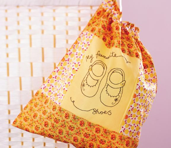 Children’s Shoe Bag And Matching Cards
