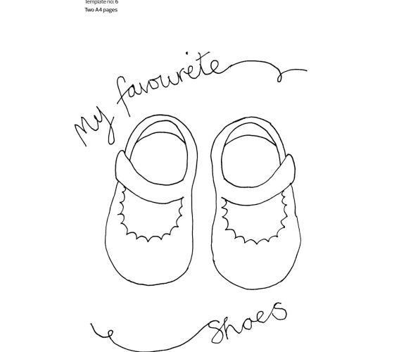 Children’s Shoe Bag And Matching Cards