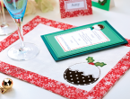 Applique Christmas Table Set