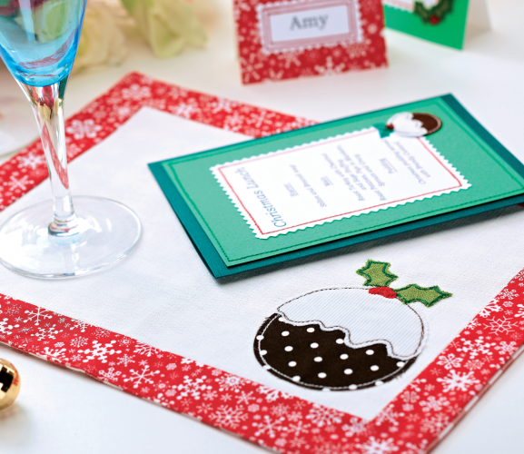 Applique Christmas Table Set