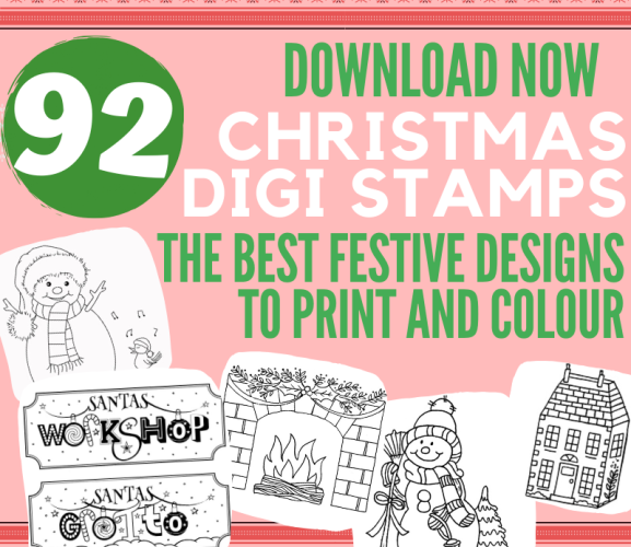 Christmas Digi Stamps: 92 Free Downloads