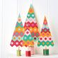 Make Christmas Trees from Card