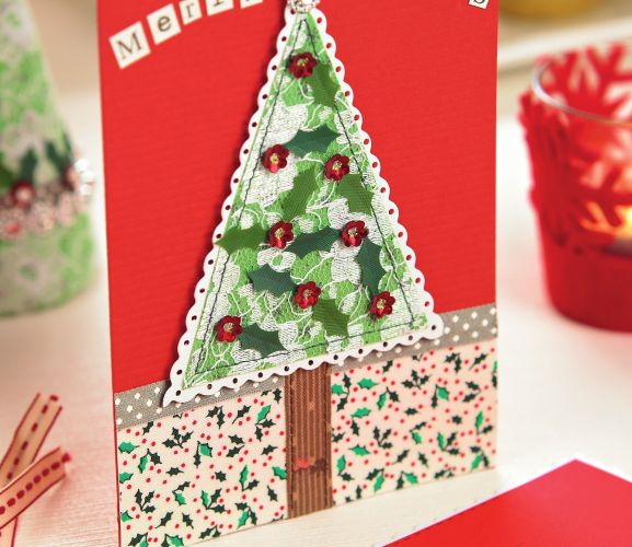 Christmas Tree- Tag And Card