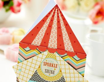 Circus Tent Card Tutorial Circus Tent Card Tutorial