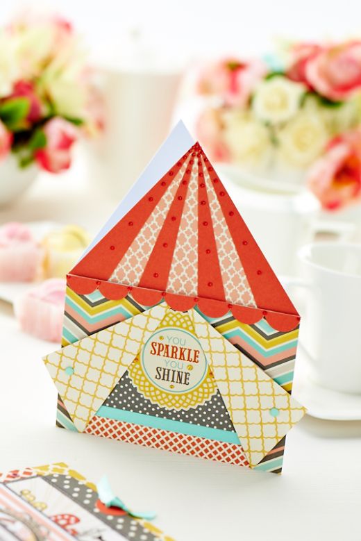Circus Tent Card Tutorial