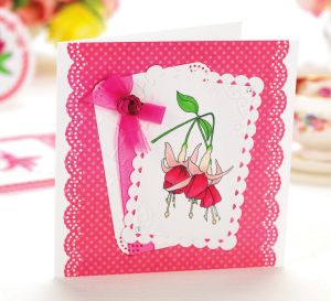 Colour-Blended Floral Cards