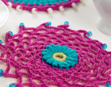 Colourful Crochet Coasters