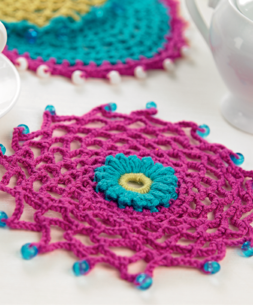 Colourful Crochet Coasters