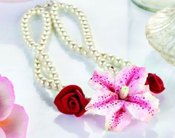 Form a Floral Corsage Set Necklace Form a Floral Corsage Set Necklace