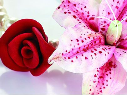 Form a Floral Corsage Set Necklace