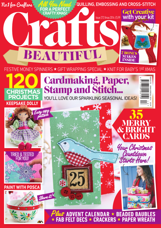 Crafts Beautiful Christmas Special 2014 Issue 272 Template Pack