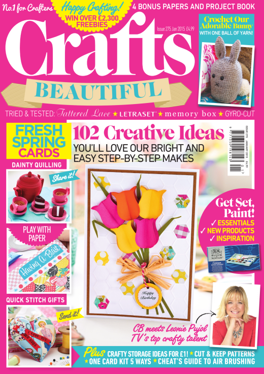 Crafts Beautiful January 2015 Issue 275 Template Pack