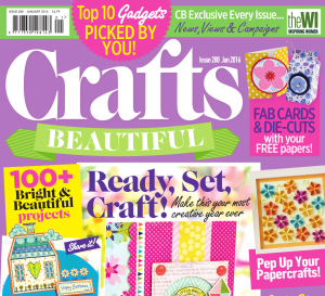 Crafts Beautiful January 2016 Issue 288 Template Pack