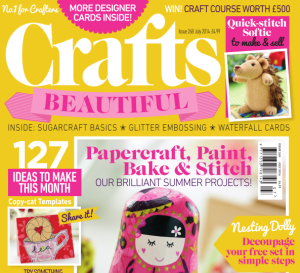 Crafts Beautiful July 2014 Issue 268 Template Pack