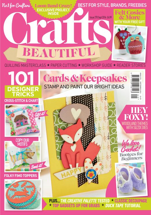 Crafts Beautiful September 2014 (Issue 270) Template Pack