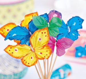 Crepe Paper Butterflies