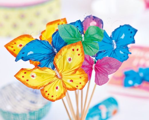 Crepe Paper Butterflies