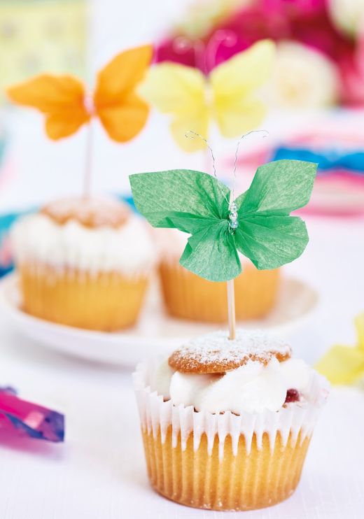 Crepe Paper Butterflies