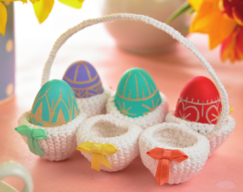 Crochet Egg Basket