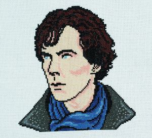 Sherlock Holmes Cross-Stitch Project