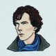 Sherlock Holmes Cross-Stitch Project