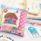 Cross-Stitch Cottage Pincushion