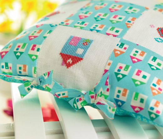 Cross-Stitch Home Cushion