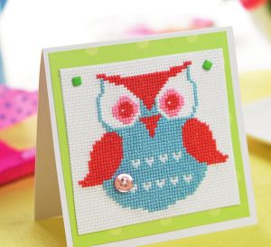 Cross-Stitch Bag And Card