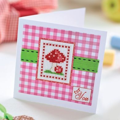 Woodland Toadstool Cross-stitch Chart
