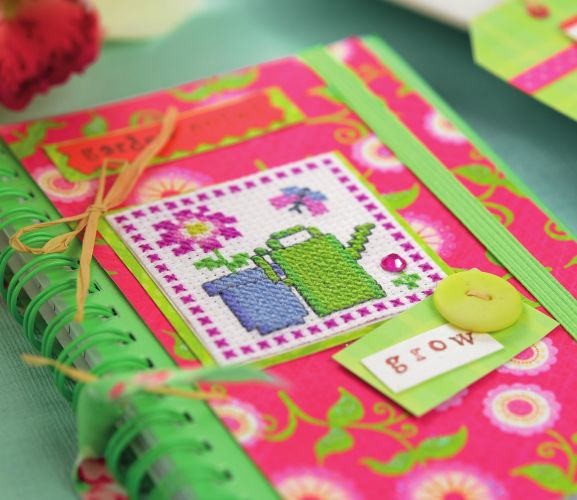 Cross-Stitch Garden Motifs