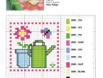 Cross-Stitch Garden Motifs