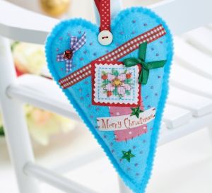 Christmas Flower Cross-stitch Chart