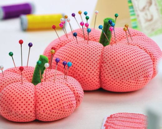 Ditsy Fabric Pumpkin