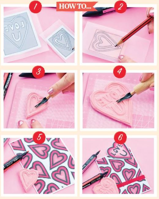 DIY Valentine’s Day Stamps