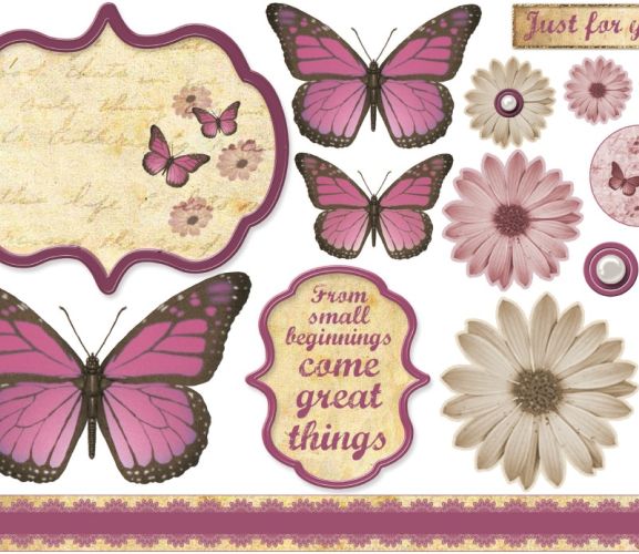 Debbi Moore Papers, Sentiments & Toppers