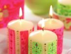 Decorate Candles With Festive Paintwax