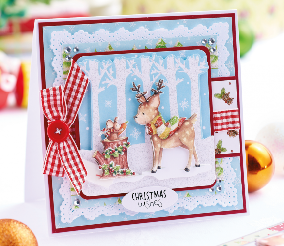 Decoupage Woodland Christmas Cards