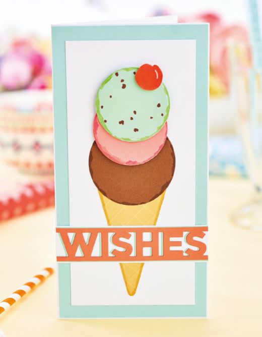 Die-Cut Icecream Cards