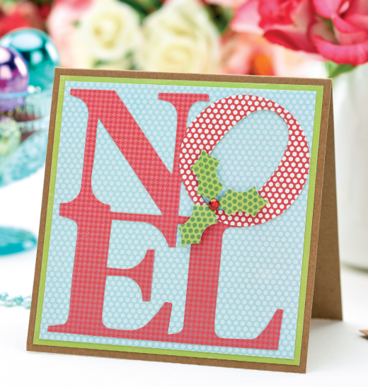 Die-Cut Noel Christmas Cards