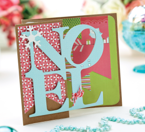 Die-Cut Noel Christmas Cards