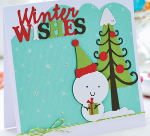 Die-Cut Winter Wishes Card