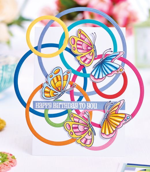 Colourful Die-Cut Cards