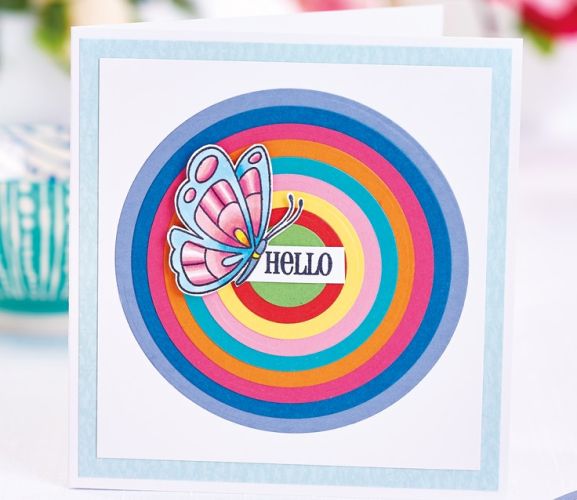 Colourful Die-Cut Cards